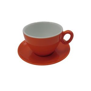 Inkerpor Tasse à cappuccino + assiette 250 ml - orange