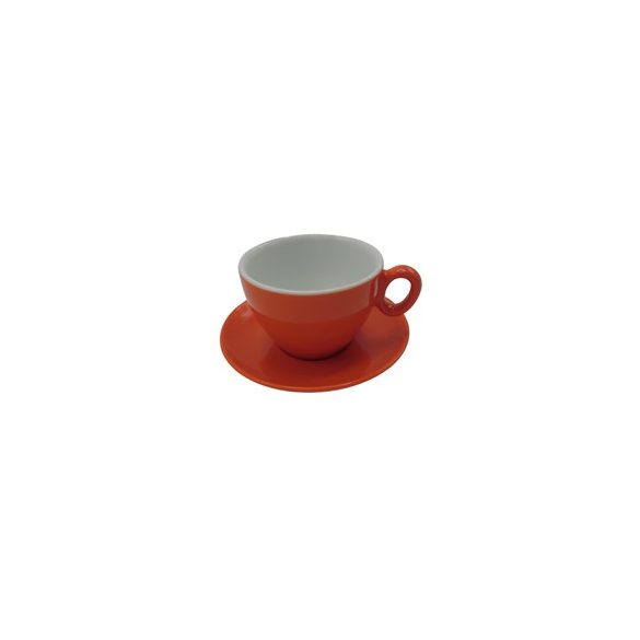 Inkerpor Tasse à cappuccino + assiette 250 ml - orange