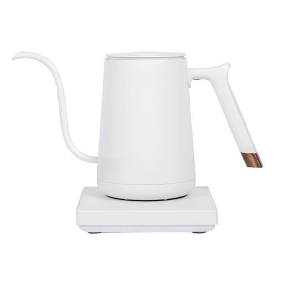 Timemore Mini Fish Smart Pour Over Kettle Thin Electric Canister White 600 ml