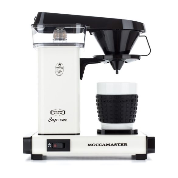 Moccamaster Cup-One Single Cup Filter Coffee Maker - White/Orange