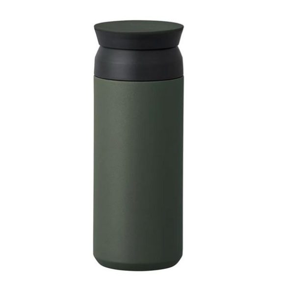 Thermos Kinto vert cendré / rouge / argent / acier inoxydable - 350 ml / 500 ml