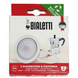   Bialetti gasket 3 pieces + filter for 2-serving Mocha Espress