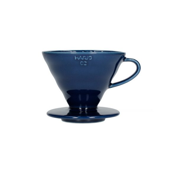 Hario V60-02 dripper céramique - bleu indigo + 40 filtres