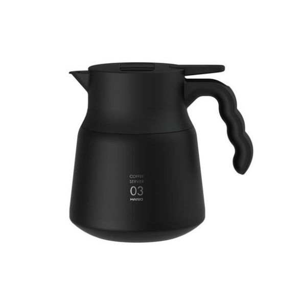 Hario Serveur isolé en acier inoxydable PLUS V60-03 noir - 800ml