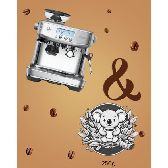 Sage SES878BSS THE BARISTA PRO™ Espresso kávovar s mlýnkem na kávu - stříbrný + Koala - australská pražená káva 250g