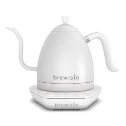   Brewista Artisan Chauffe-eau électrique à col de cygne avec thermostat 1L - blanc