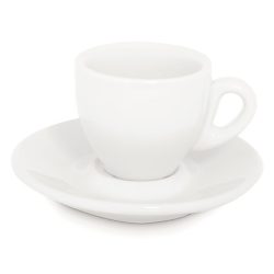 Ristretto 50 ml csésze+tányér fehér