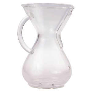 Cafetière Chemex 8 tasses en verre avec bec verseur