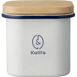 Kalita enamelled coffee storage box - square - 1000ml