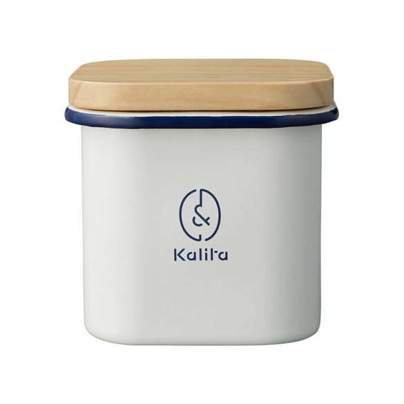 Boîte à café émaillée Kalita - carrée - 1000ml