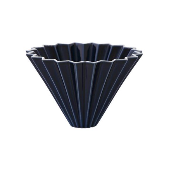 Origami ceramic dropper M - blue
