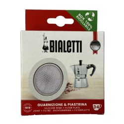   Joint silicone Bialetti + filtre pour cafetière Moka Induction 4 tasses