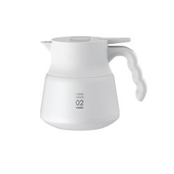   Hario Serveur isolé en acier inoxydable PLUS V60-02 600 ml blanc