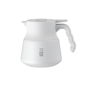 Hario Serveur isolé en acier inoxydable PLUS V60-02 600 ml blanc