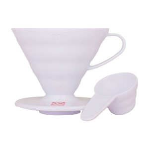 Hario V60-02 Dripper plast - biely