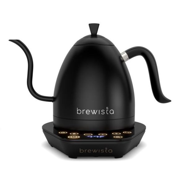 Brewista Artisan Chauffe-eau électrique thermostatique à col de cygne 1L - noir