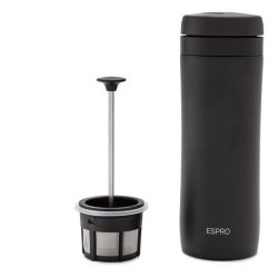   Espro Travel Coffe Press Thermos noir/gris/blanc/métal - 300ml