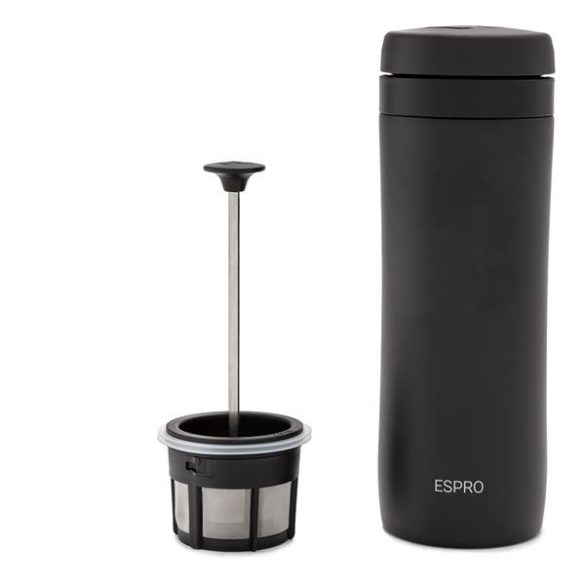 Espro Travel Coffe Press thermos black/grey/white/metal - 300ml