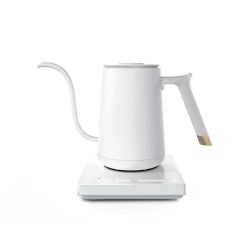   Timemore Mini Fish Smart Pour Over Kettle Thin Electric Canister White 800 ml