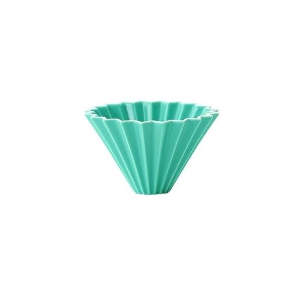 Origami dripper céramique M - turquoise