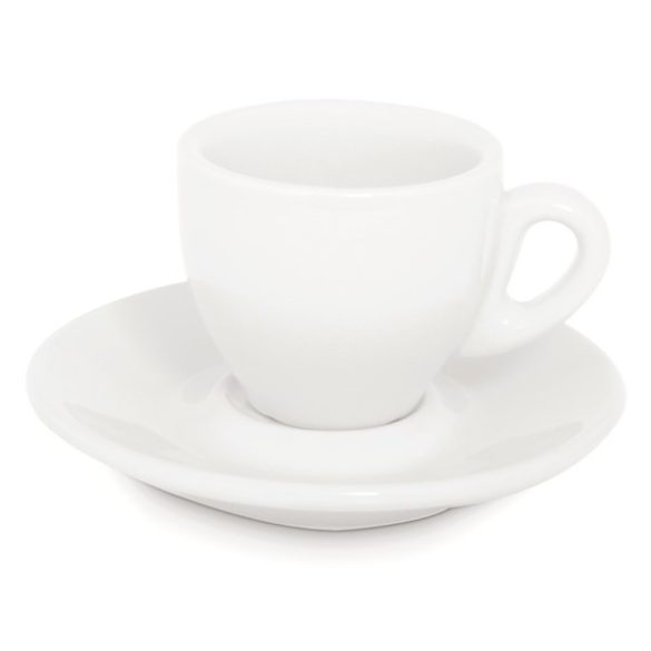 Tasse à café + assiette blanc