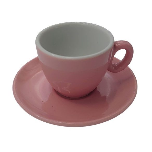 Inkerpor Espresso cup+plate 70 ml blue/yellow/mint/red/pink/orange