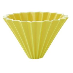 Origami dripper céramique M - jaune