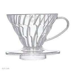 Hario V60-01 Dripper plastique transparent