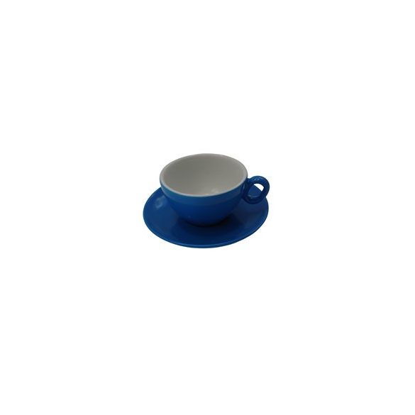 Inkerpor Tasse+plat à cappuccino 250 ml - bleu/mint/rose/jaune