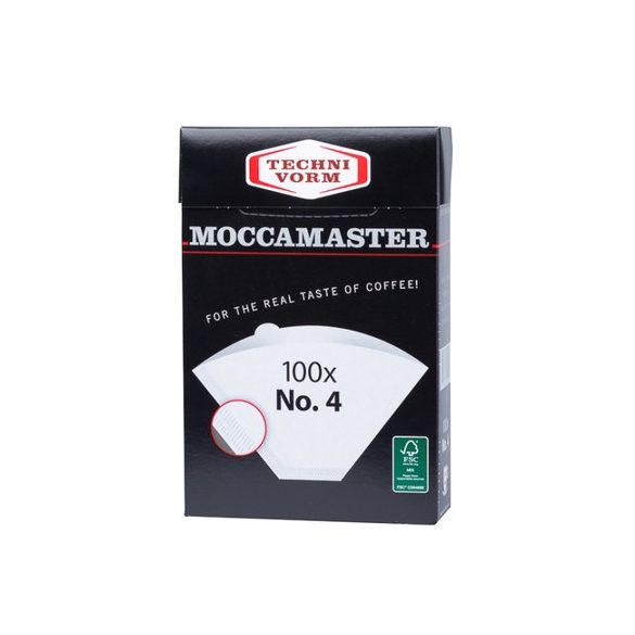 Papier filtre Moccamaster #4 blanc 100