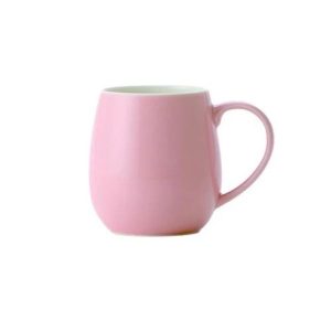 Tasse en porcelaine Origami Aroma Barrel 320 ml - blanc/bleu rose/turquoise