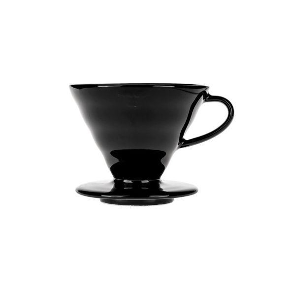 Hario V60-02 dripper céramique - noir + 40 filtres