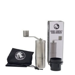 Rhinowares manual coffee grinder with Aeropress adapter