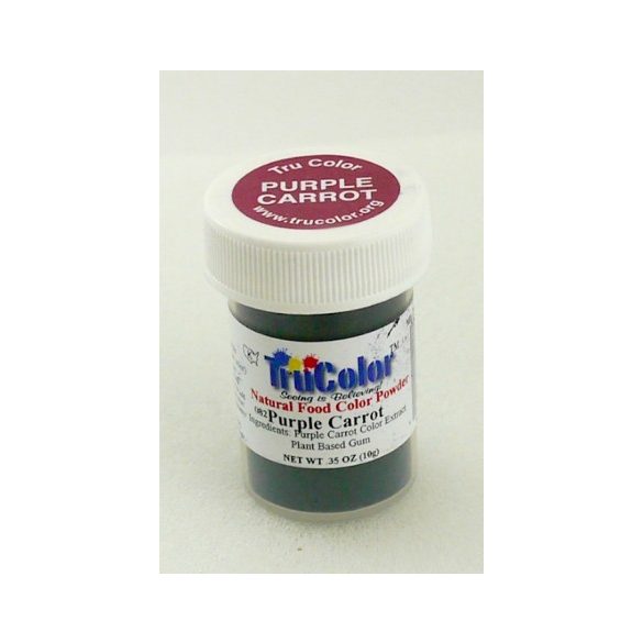 TruColor colorant alimentaire à base de plantes - Extrait de carotte violet 10g