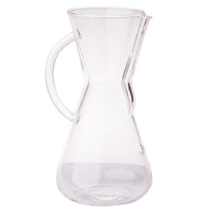 Cafetière Chemex 3 tasses en verre avec bec verseur