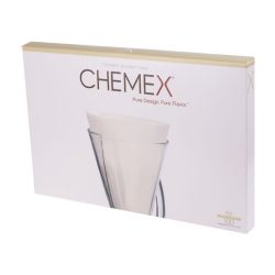 Papier filtre Chemex 3 tasses 100 pcs - blanchi