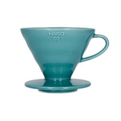 Hario V60-02 keramický dripper - tyrkysový + 40 filtrů