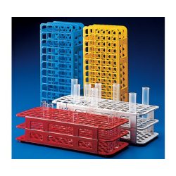 Single can coffee storage tube rack 24 holes red