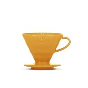 Keramický dripper Hario V60-02 - sivý/zelený/žltý/oranžový/svetlomodrý/fialový + 40 filtrov