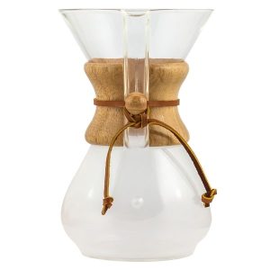 Cafetière classique en verre Chemex 6 tasses