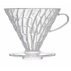 Hario V60-03 Dripper plastique transparent